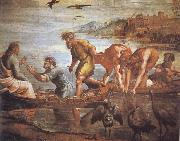 RAFFAELLO Sanzio Miraculous Fisherman oil painting